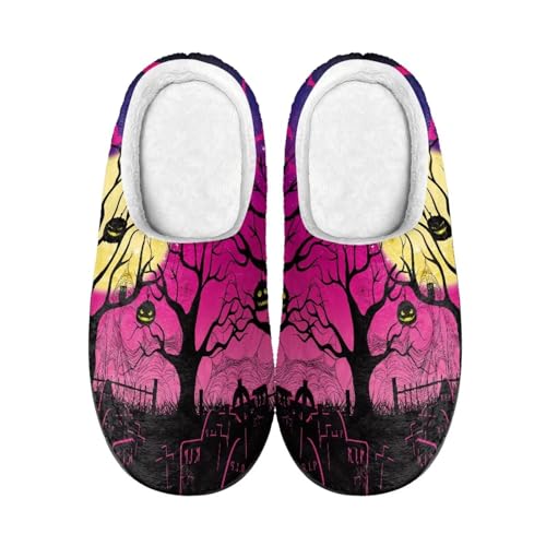 Chaussons d'intérieur pour femme avec semelle caoutchouc antidérapante