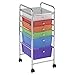ECR4Kids 6-Drawer Mobile Organizer, Assorted Colors