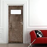 ⭐ 【Easy DIY】 Einfach zu bedienen, decken Sie den Boden ab und kleben Sie den Aufkleber auf die glatte Oberfläche. Um die Installation zu vereinfachen, enthält jeder Türaufkleber zwei Abschnitte, die Sie zusammenfügen müssen. Benutzerfreundlichkeit und keine besonderen Fähigkeiten sind erforderlich. Hinweis: Diese selbstklebende Vinylfolie eignet sich für alle Arten von Wand- / Türfarben.