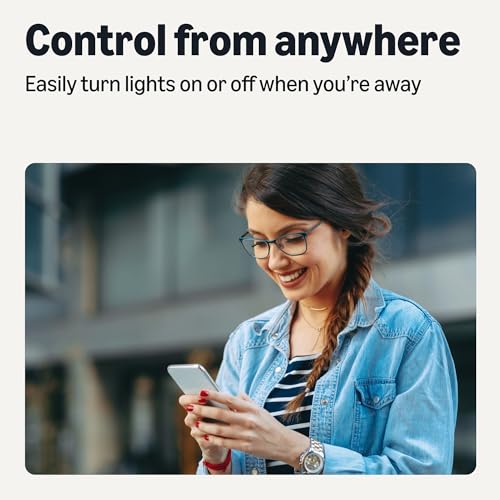 Amazon Basics A19 Smart Filament LED Bulb, Tunable White, Dimmable, Wi-Fi Enabled, Works with Alexa Only, Easy Setup, 2.4 GHz Wi-Fi, 4-Pack view 3