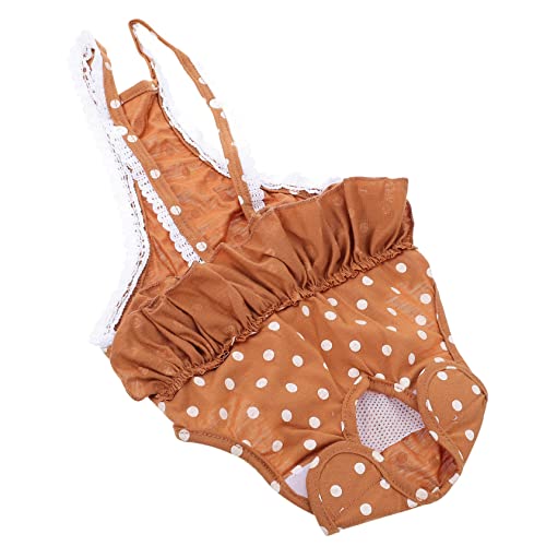 HOLIDYOYO 1Pc Pet Diaper for Female Dogs Breathable Sanitary Panties Comfortable Dog Physiological Skirt for Puppies Heat Protection