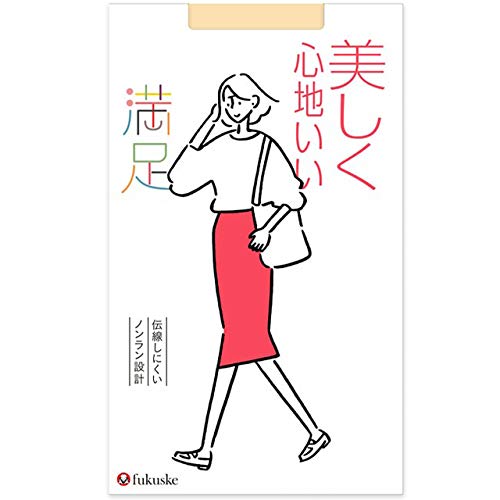 福助(FUKUSKE) 満足 《美しく心地いい》 パンティストッキング【シアーベージュ(1879)/M-L】