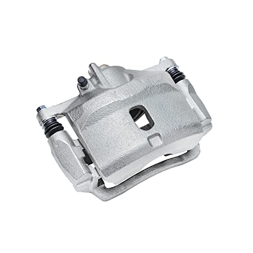 Image of Detroit Axle - Front Brake Kit for 1996-2011 Honda Civic 2010-2014 Insight 1997-2000 EL Disc Brake Calipers w /Brackets Ceramic Brakes Pads Replacement