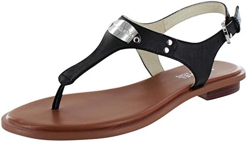 Michael Kors MK Plate Thong Black Saffiano 1 9 M | Image 1