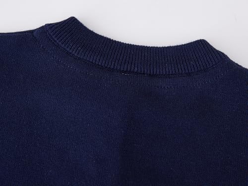 Cardigans Sweater Cotton Button Solid Long Sleeve Knit Sweaters School Uniforms for Grils and Boys3