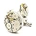 LBFEEL Cool Watch Movement Cufflinks for Men with a Gift Box