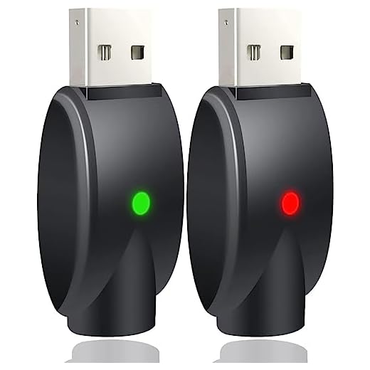 ESUYUTOS USB Thread Cable,USB Smart Charger Cable, with Overcharge Protection Compatible for USB Adapter Cable with LED Indicator 2Pieces
