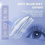 Oprah Reading Glasses for Women-5 Pack Blue Light Blocking Square Fashion Readers with Spring Hinge Computer Eyeglasses(Mix1, 1.50x) - Image 5