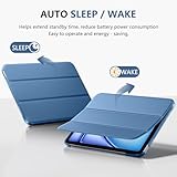 Vobafe Case for iPad Air 11 Inch Case (M3 2025/M2 2024), iPad Air 5/4 Generation 10.9" (2022/2020), Slim & High-Durability Protection with Translucent PC Back, Support Touch ID, Auto Wake/Sleep, Blue - Image 7