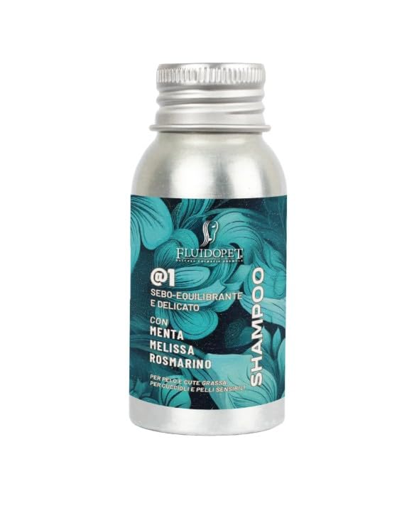 Shampoo professionale per cani a pelo corto Ideale per Bulldog Francese, bull dog Inglese, Pit Bull, Bull Terrier, Jack Russell - @1 Fluidopet - (50ml)