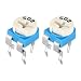 uxcell 10 Pcs 5K Ohm Variable Resistors Top Adjustable Horizontal Cermet Potentiometer