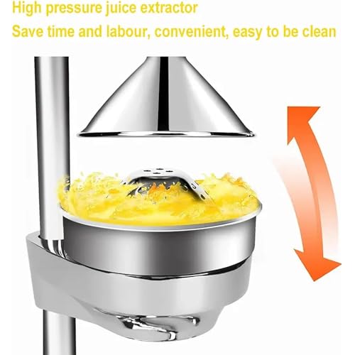Exprimidor de naranja manual con piezas extraíbles para extracción de jugo de frutas 4
