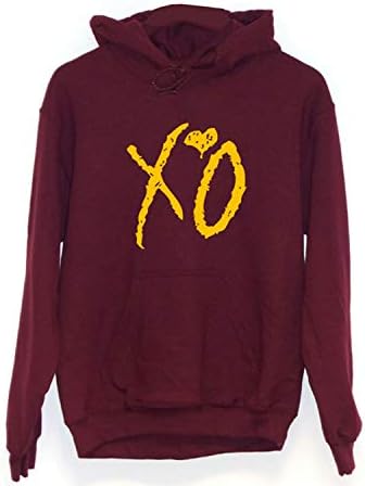 XO Gold Unisex Hoodie Hoody Hooded Xo Weeknd Thur Thicken Fleece
