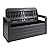 Toomax Foreverspring UV Weather Defiant Lockable Box Chest Bench for Outdoor Pool Patio Furniture and Deck Storage Bin, 70 Gallon Anthracite