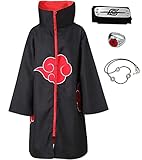 6Pcs Cloak Anime Halloween Cosplay Costume for Adults and Kids (M)