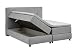 Produktbild Atlantic Home Collection TILO Boxspringbett mit Bettkasten, 180x200 cm, Stoff, hellgrau, 180 x 200 cm