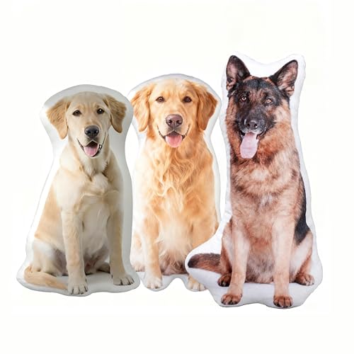 Custom Pet Photo Pillow - Personalized Photo Memorial Gifts for Pet Lovers