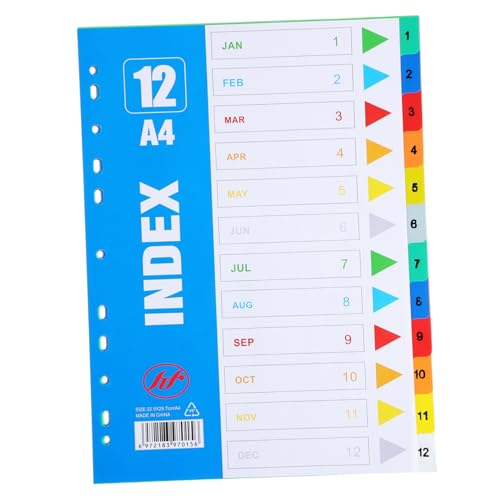 Veemoon Trennblattsystem mit Nummerierung, 1 Satz