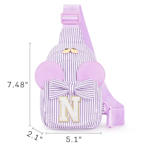Image of Mibasies Sling Bag for Girls Gift, Toddler Girl Toys, Purple N
