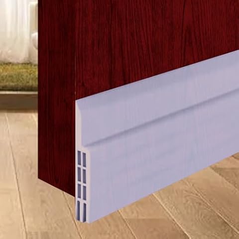 YIZHONG Door Weather Removal, Baffle Clearance Filler, Effective Bug and Dust Removal, Premium Silicone Windproof Protection Goma para Puertas De Casa (Clear, 39) Cover