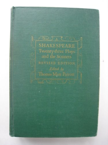 Twenty-three plays and the sonnets B0007I6F2M Book Cover