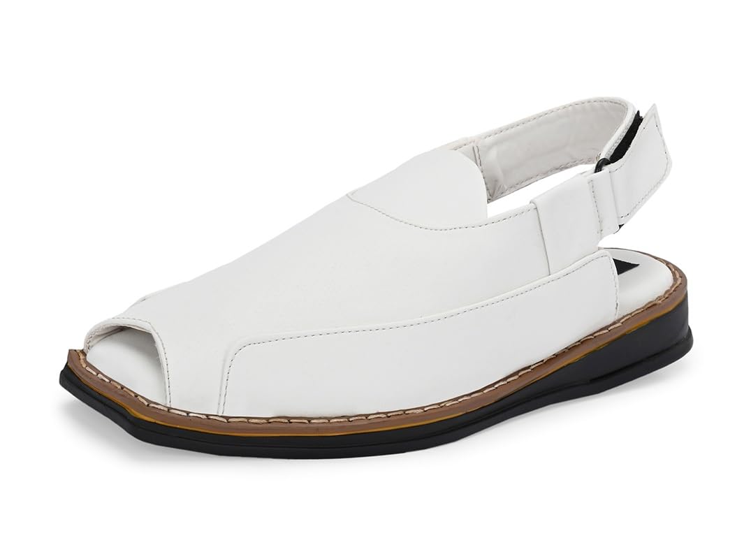 MACTREE Brown Faux Leather Fisherman Sandals for Men - 10 UK (B0D22VL83T) Amazon Price History, Amazon Price Tracker