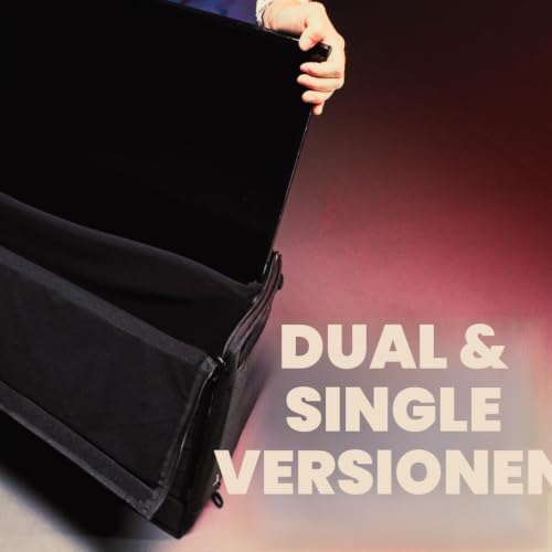 Gator Cases gepolsterte Nylon-Tragetasche für den Transport von LCD-Bildschirmen, Monitoren und Fernsehern; 60\ Bildschirmgröße (G-LCD-TOTE60) Schwarz