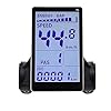 Srutueo M5 Electric Bike LCD Display Meter 24V 36V 48V 60V E Scooter LCD Panel Screen Replacement Parts Accessories for Mountain Electric Bike (5PIN), Black #3