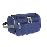 color azul Monland Bolsa De Cosméticos De Viaje Bolso Cosmético Impermeable De Poliéster para Hombres Bolso Cosmético De Las Se？Oras Bolsa De Almacenamiento Bolsa De Lavar Peque？o Bolso Portátil