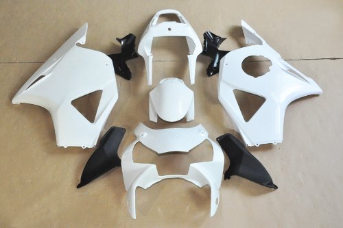 Wotefusi Brand New Motorcycle ABS Plastic Unpainted Polished Needed Injection Mold Bodywork Fairing Kit Set for Cbr 900Rr Cbr954Rr 2002 2003 White Base Color