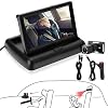 Baby-autospiegel voor achterbank, Acemall-babyautocamera 360° nachtzicht met 4,3-inch HD-scherm, schokbestendige…