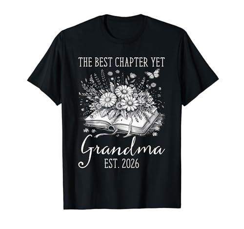 Grandma Est 2026 Best Chapter Yet Floral Book�f�U�C�� T�V���c