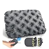 折りたたみマットエアー 座布団 レジャーシート 厚手 一人用 エアークッション 【2025新しい＆ポンプでも膨らむ】 42×31cm「厚さ5cm」 耐荷重100kg 軽量 持ち運び便利 撥水 通気 快適 アウトドア 座布団 飛行機・夜行バス・山登り・キャンプ・花見・釣り・部屋用に最適（収納ケース ＆ 日本語取扱説明書付き）