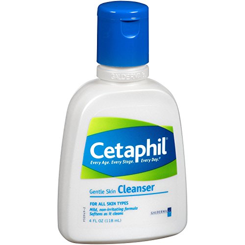 Cetaphil Gentle Skin Cleanser for All Skin Types 4 oz (Pack of 4)