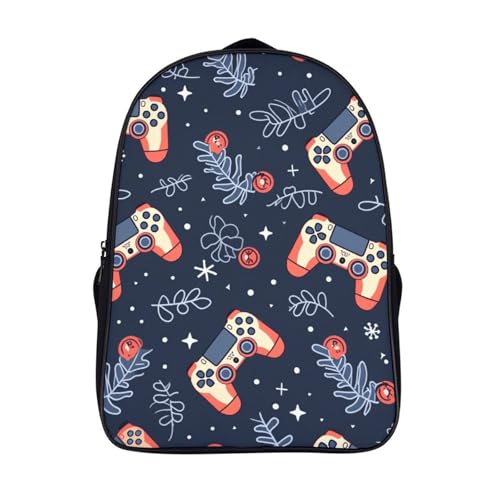 Mochila guardería pequeña de gamepad mochila infantil 3D con felpa para preescolar