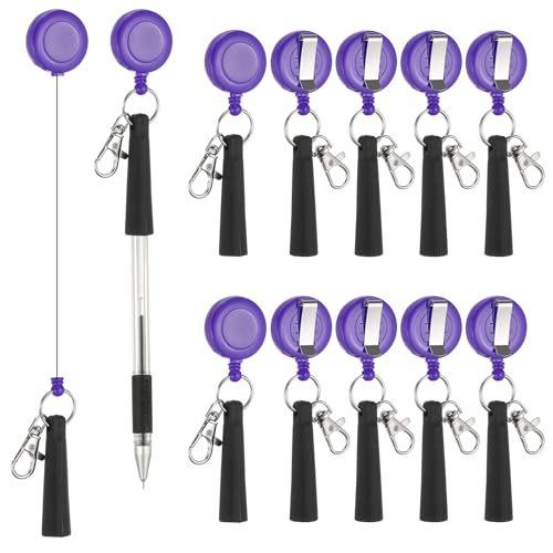 Porte-crayons rétractables en silicone violet PATIKIL lot de 20 pour marquage chantier et menuiserie