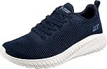 Skechers Bobs Squad Chaos Face Off, Scarpe da Ginnastica Donna, Blu Navy Engineered Knit, 39 EU