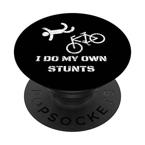 Bike Lover Shirt - I Do My Own Stunts BMX ciclismo regalo PopSockets PopGrip Intercambiabile