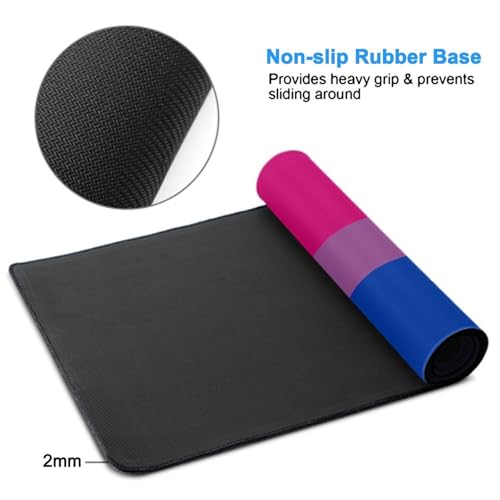 Mouse Pad grande impermeable para escritorio LGBTQ miniatura 4