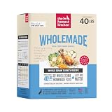 The Honest Kitchen Wholemade Whole Grain Turkey Recipe, Human Grade Dehydrated Dog Food, Just Add Water, Supports Digestion, Skin & Coat, Topper for Dry or Wet Dog Food, 10 lb Box Makes 40 lbs