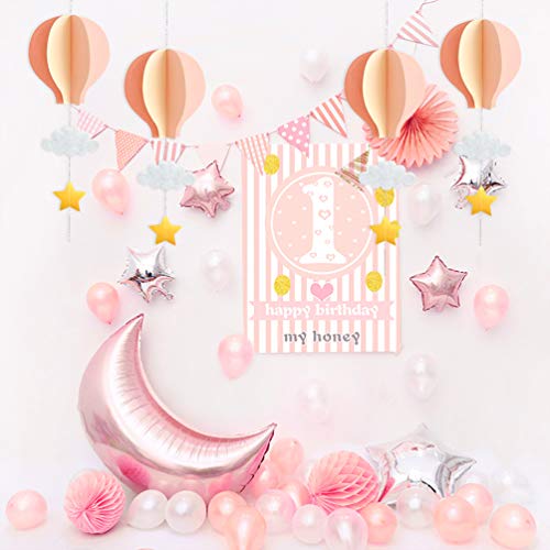 8 Pcs Large Size Hot Air Balloon 3D Paper Garland Hanging Decorations For Wedding Baby Shower Birthday Party Decorations By Azowa #TOP7