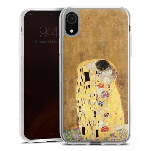 Coque iPhone XR Klimt étui silicone pour amateurs d'art au quotidien