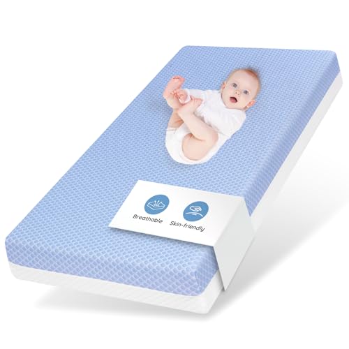 voomf Dual Sided Memory Foam Crib Mattress