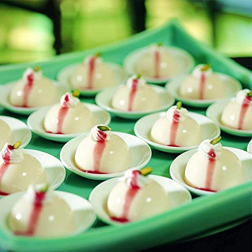 image for Forno 6-cavity semi-silicone mold/chocolate bomb mold/round hemispheri