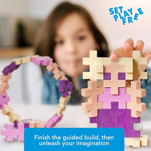 Image of PLUS PLUS Big 15 Piece Bloom Mix - Large Building Blocks for Toddlers