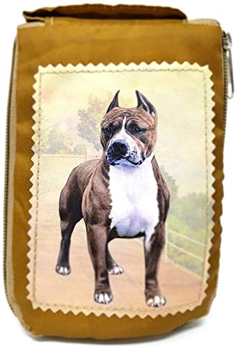 Pit Bull Foldable Tote Bag - Durable and Waterproof - Zippered Tote for Women - Amazing Art - Perfect for Pit Bull Owners