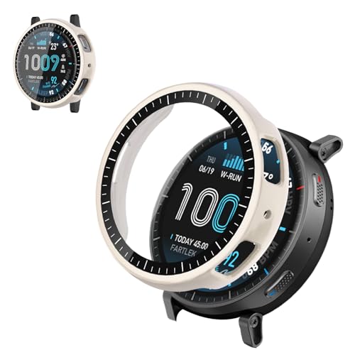 For Amazfit Active Max �p �P�[�X �ی�P�[�X�ƃJ�o�[ KONXISA Amazfit Active Max �J�o�[+�t�B���� ��̌^�iPC�P�[�X+�K���X�t�B�����j�����ߗ� �C�菝�h�~ �Ռ��z�� �����[�d�\ �S�ʕی� ���E�ȒP�i�z��