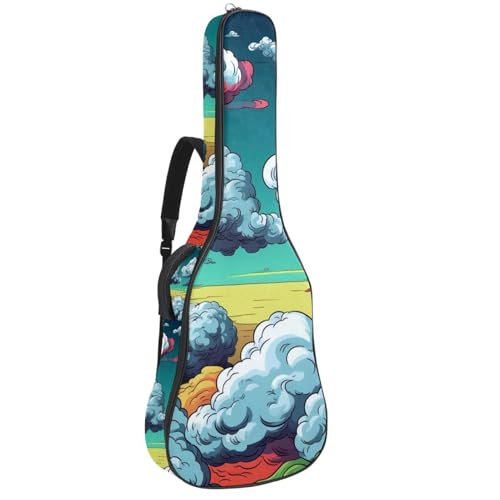 Sac pour guitare acoustique pour musiciens nomades étui à poches