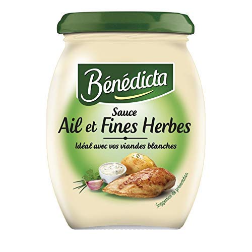 BENEDICTA - Sauce Ail Et Fines Herbes 260G - Lot De 3 - meilleure offre