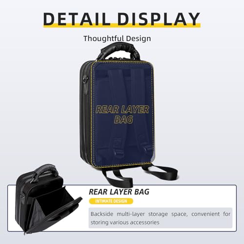 image for Omebaige Premium 1200D Nylon Clarinet Case with Built-In Backpack Stra